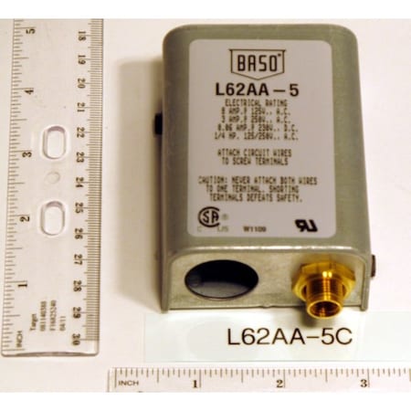 Baso L62Aa-5C Spst Pilot Switch L62AA-5C